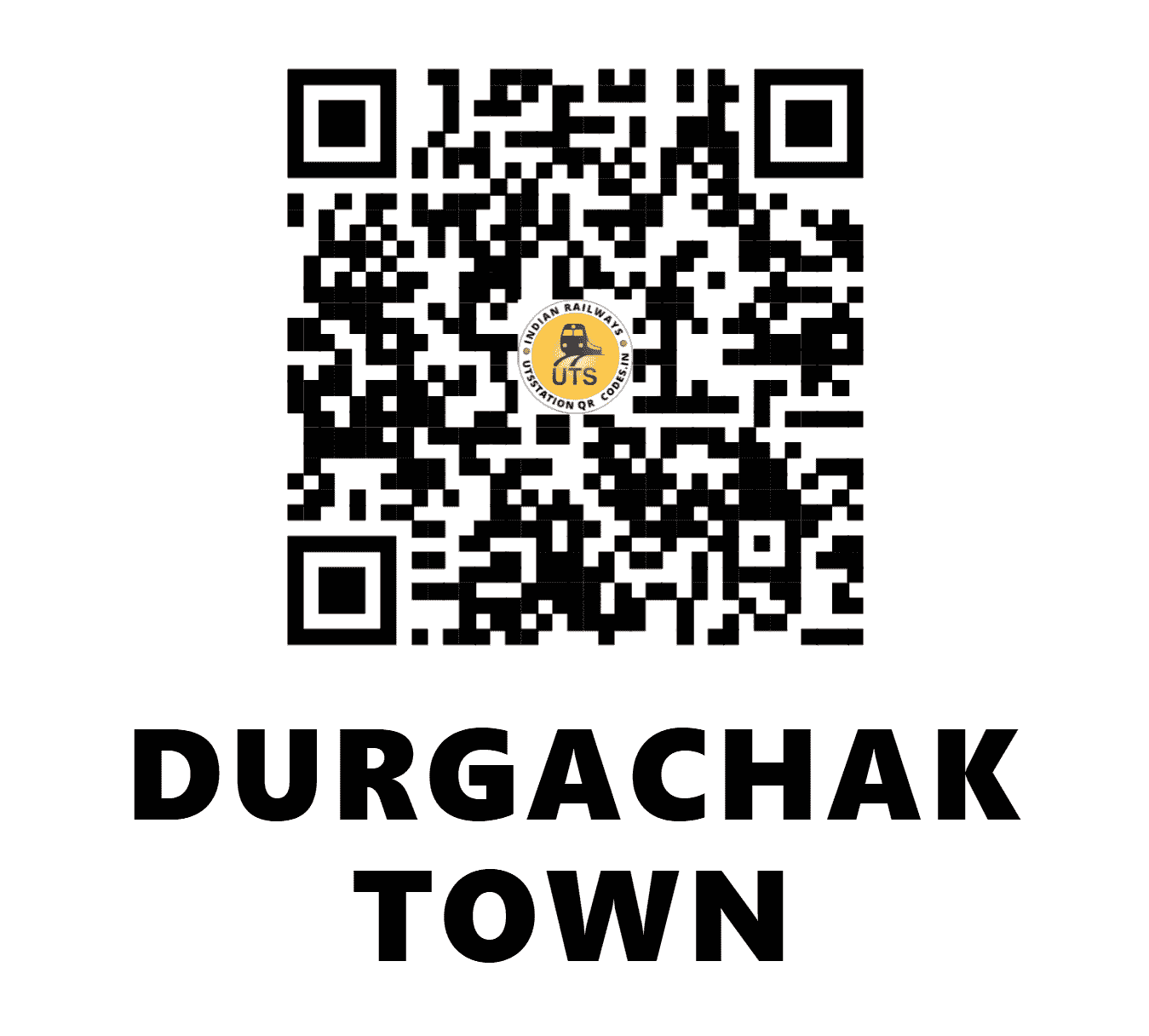 UTS QR Code for DURGACHAK TOWN - DZKT - SE (WEST BENGAL)